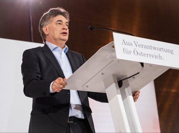 Titel-Bild zur News: Werner Kogler (Die Grünen), Vizekanzler und Sportminister der Bundesrepublik Österreich