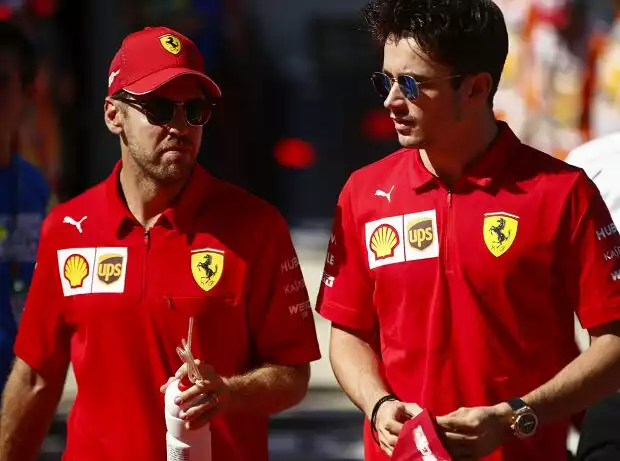 Sebastian Vettel, Charles Leclerc Titel-Bild zur News: Sebastian Vettel, Charles Leclerc