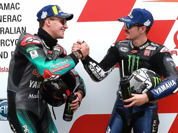 Titel-Bild zur News: Maverick Vinales, Fabio Quartararo
