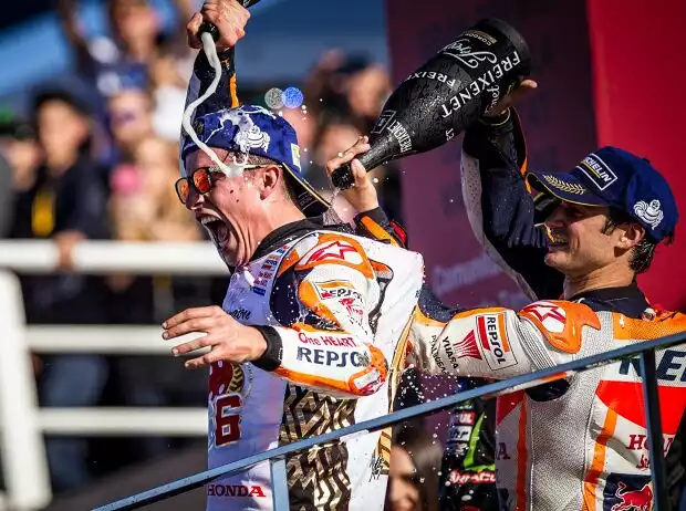 Marc Marquez, Daniel Pedrosa Titel-Bild zur News: Marc Marquez, Daniel Pedrosa