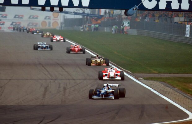 Jacques Villeneuve David Coulthard Williams ROKiT Williams Racing F1Red Bull Aston Martin Red Bull Racing F1 ~Jacques Villeneuve und David Coulthard ~ 