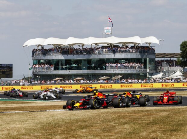 Titel-Bild zur News: Max Verstappen, Daniel Ricciardo, Kimi Räikkönen
