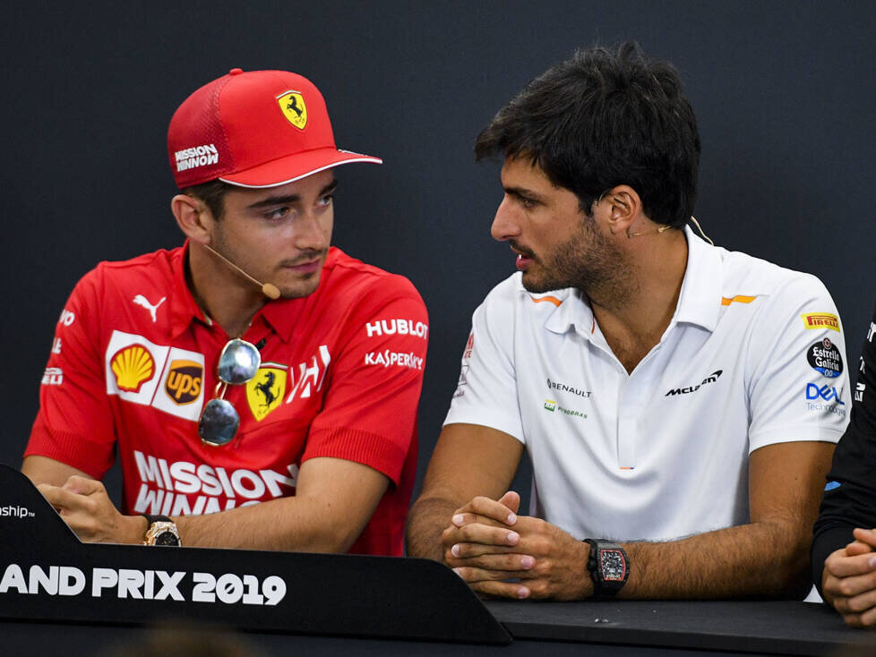 Charles Leclerc, Carlos Sainz, George Russell