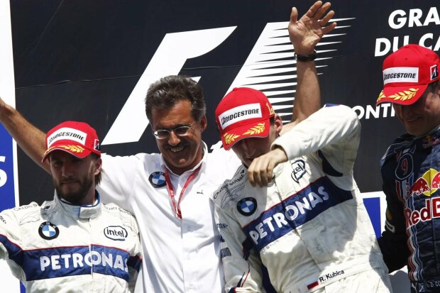 Nick Heidfeld Mario Theissen Robert Kubica David Coulthard Alfa Romeo Alfa Romeo F1Red Bull Red Bull F1Renault Renault F1 ~Nick Heidfeld, Mario Theissen, Robert Kubica und David Coulthard ~ 