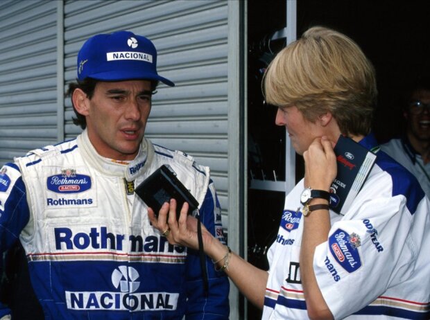 Titel-Bild zur News: Ayrton Senna und Ann Bradshaw
