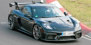 Porsche 718 Cayman GT4 RS und weitere Neu-Sportler bei Tests am Ring gefilmt