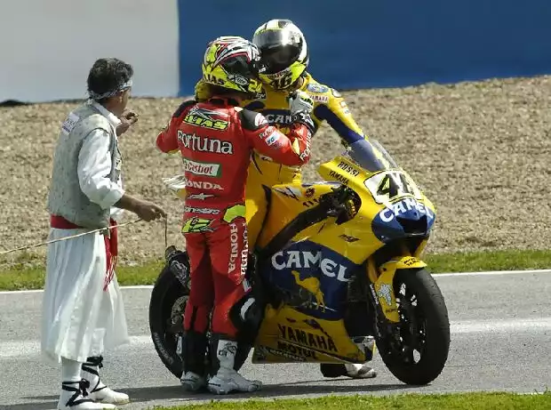 Valentino Rossi, Toni Elias Titel-Bild zur News: Valentino Rossi, Toni Elias