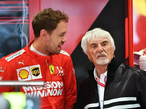 Bernie Ecclestone, Sebastian Vettel Titel-Bild zur News: Bernie Ecclestone, Sebastian Vettel