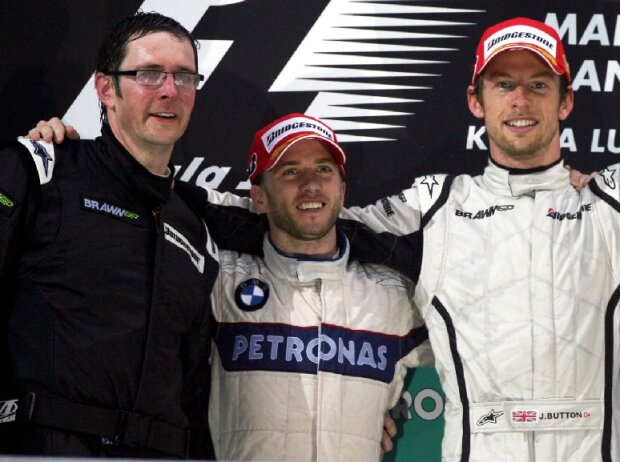 Titel-Bild zur News: Nick Heidfeld, Jenson Button