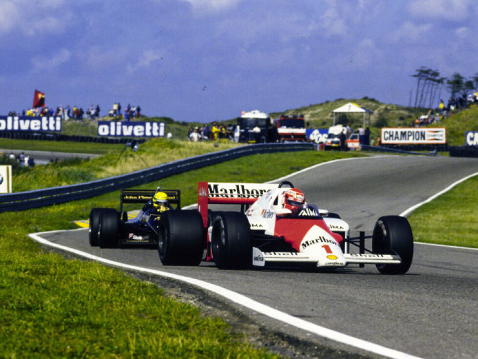 Niki Lauda, Ayrton Senna