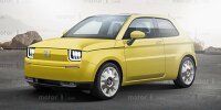Bild zum Inhalt: Fiat 126 Electric begeistert auf Retro-Renderings
