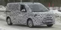 Bild zum Inhalt: Volkswagen Transporter T7 Erlkönig in Bewegung erwischt