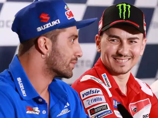 Titel-Bild zur News: Andrea Iannone, Jorge Lorenzo