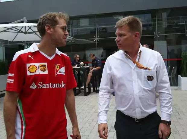 Sebastian Vettel, Mika Salo Titel-Bild zur News: Sebastian Vettel, Mika Salo