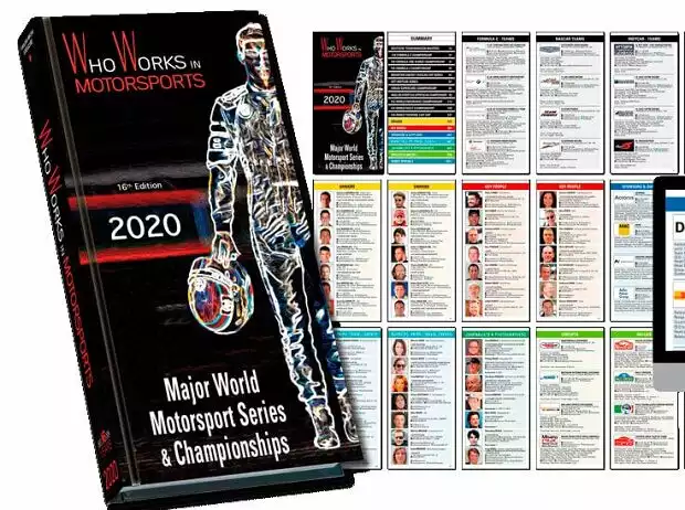 Jetzt erhältlich: Who Works In Motorsports 2020 Titel-Bild zur News: Jetzt erhältlich: Who Works In Motorsports 2020
