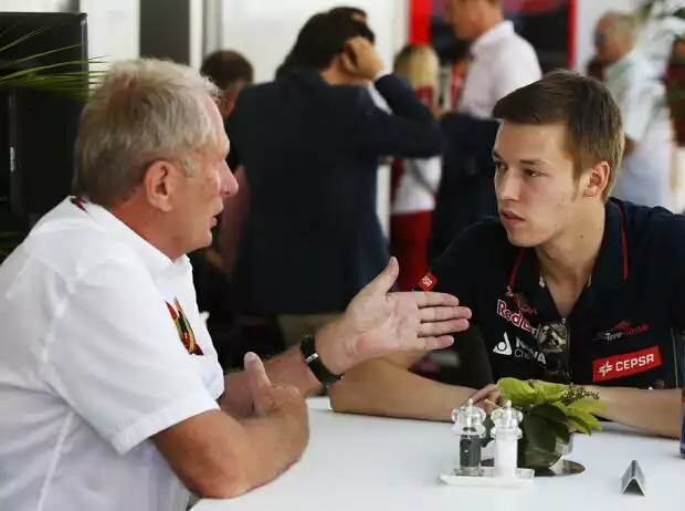 Daniil Kwjat, Helmut Marko Titel-Bild zur News: Daniil Kwjat, Helmut Marko