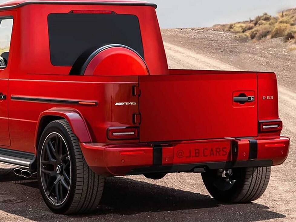 Mercedes G-Class Pickup Renderings