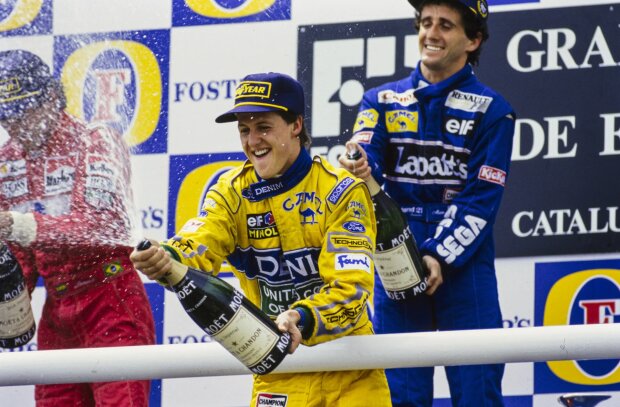 Michael Schumacher Alain Prost   ~Ayrton Senna, Alain Prost und Michael Schumacher~ 