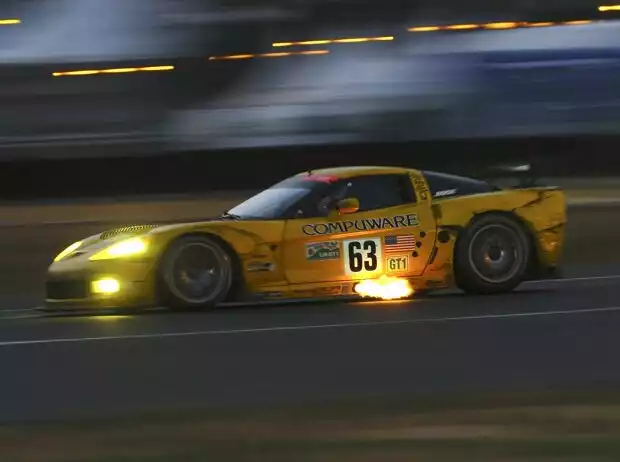 Corvette C6.R, Flamme Titel-Bild zur News: Corvette C6.R, Flamme