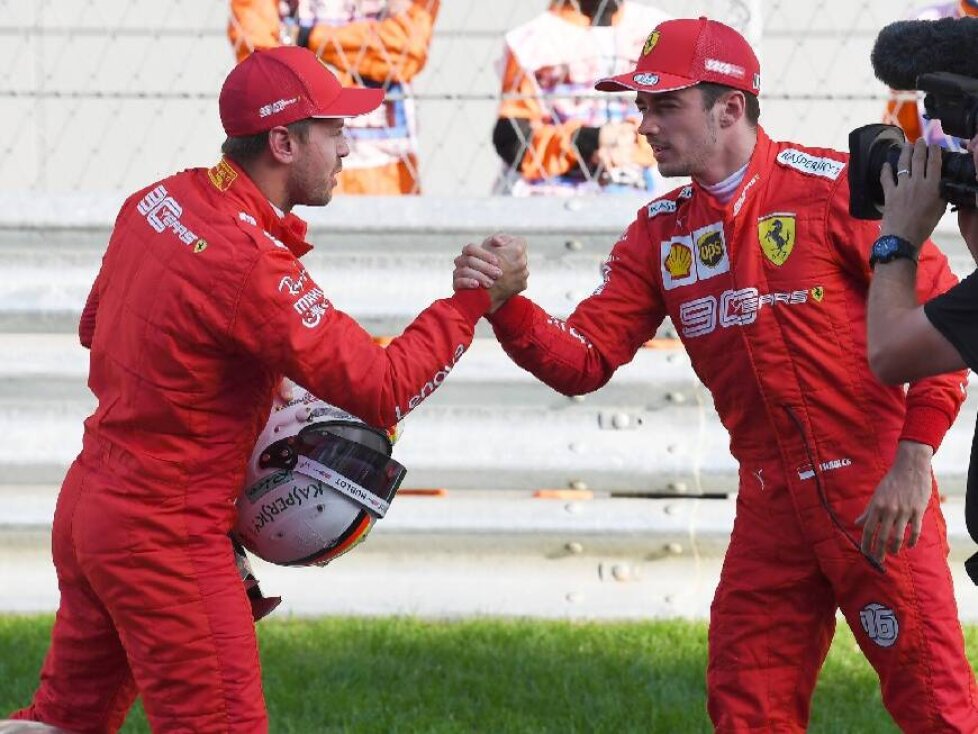 Sebastian Vettel, Charles Leclerc