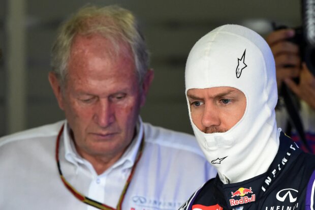 Helmut Marko Sebastian Vettel Red Bull Red Bull F1 ~Helmut Marko und Sebastian Vettel (Ferrari) ~ 