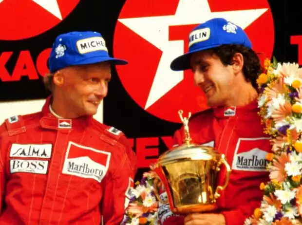 Titel-Bild zur News: Alain Prost, Niki Lauda