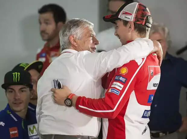 Jorge Lorenzo, Giacomo Agostini Titel-Bild zur News: Jorge Lorenzo, Giacomo Agostini