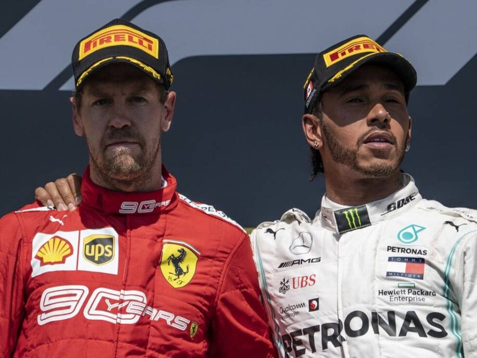 Sebastian Vettel, Lewis Hamilton