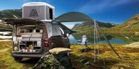 Campingausrüstung beim Toyota-Händler