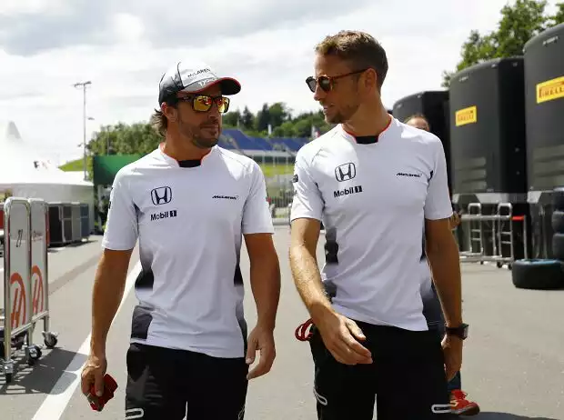 Titel-Bild zur News: Jenson Button, Fernando Alonso