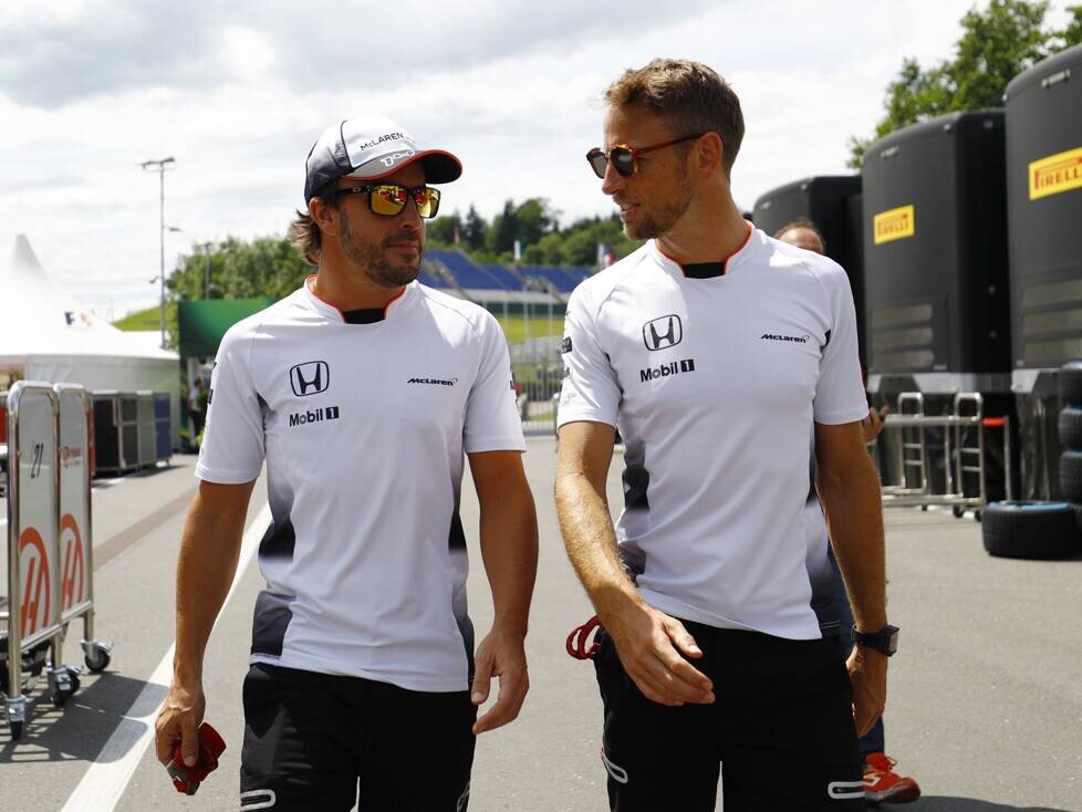 Jenson Button, Fernando Alonso