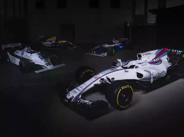 Titel-Bild zur News: Historische Williams-Rennautos