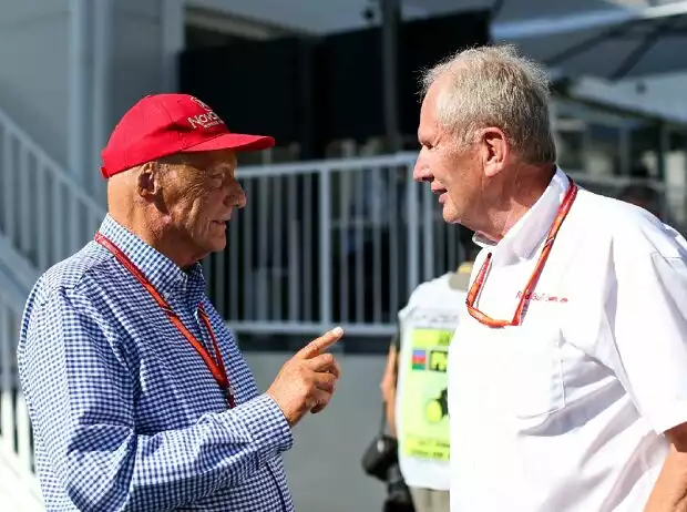 Niki Lauda, Helmut Marko Titel-Bild zur News: Niki Lauda, Helmut Marko