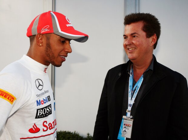 Lewis Hamilton und Simon Fuller