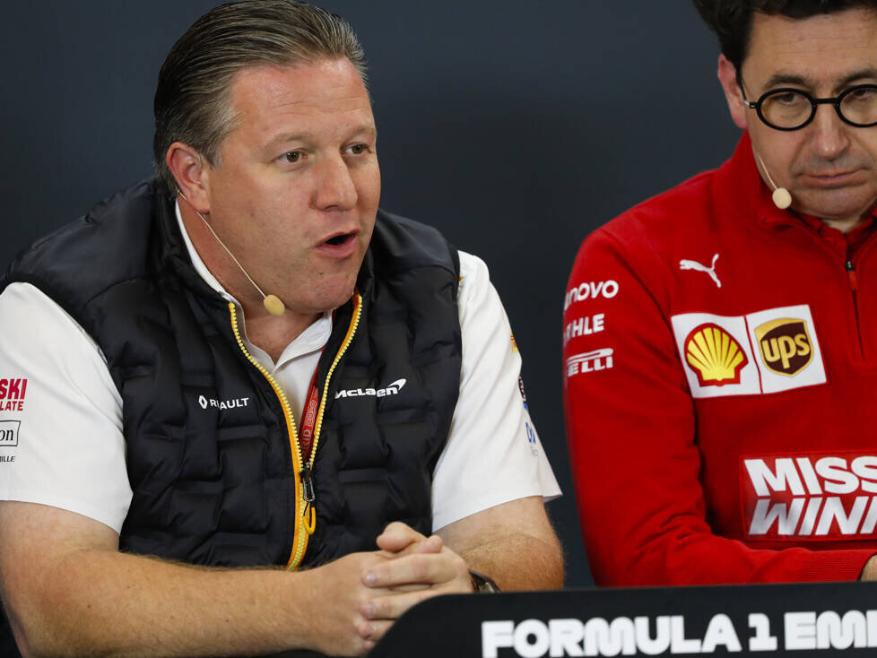 Zak Brown, Mattia Binotto