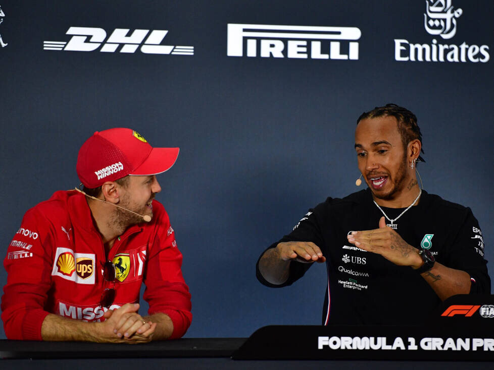 Sebastian Vettel, Lewis Hamilton