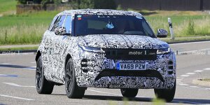 Range Rover Evoque: Langversion mit sieben Sitzen als Erlkönig erwischt