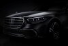 Bild zum Inhalt: Mercedes S-Klasse W223 (2020): Front-Design in offiziellem Teaser enthüllt