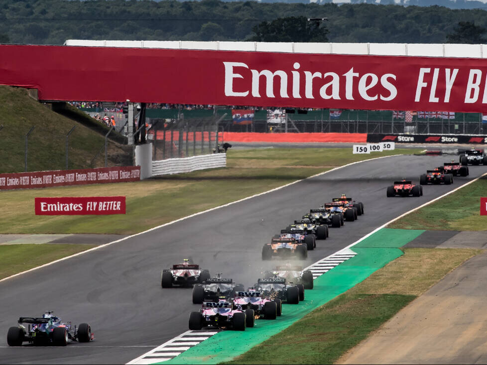 Romain Grosjean, Kevin Magnussen, Sergio Perez, Lance Stroll