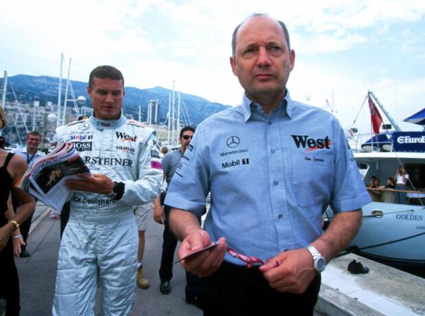 Ron Dennis, David Coulthard