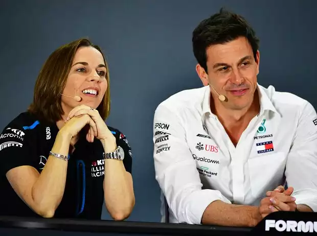 Titel-Bild zur News: Claire Williams, Toto Wolff