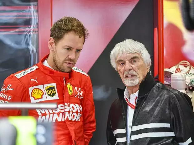 Sebastian Vettel, Bernie Ecclestone Titel-Bild zur News: Sebastian Vettel, Bernie Ecclestone