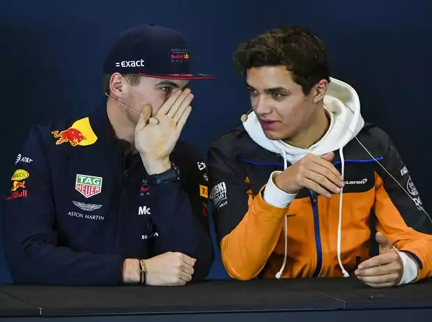 Max Verstappen, Lando Norris Titel-Bild zur News: Max Verstappen, Lando Norris