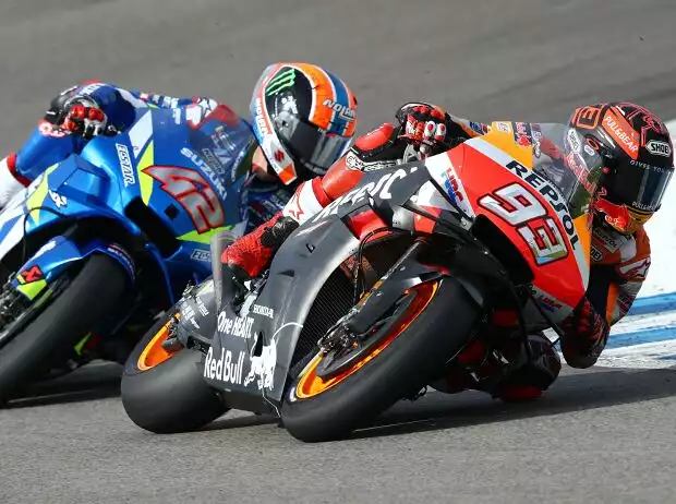Marc Marquez, Alex Rins Titel-Bild zur News: Marc Marquez, Alex Rins