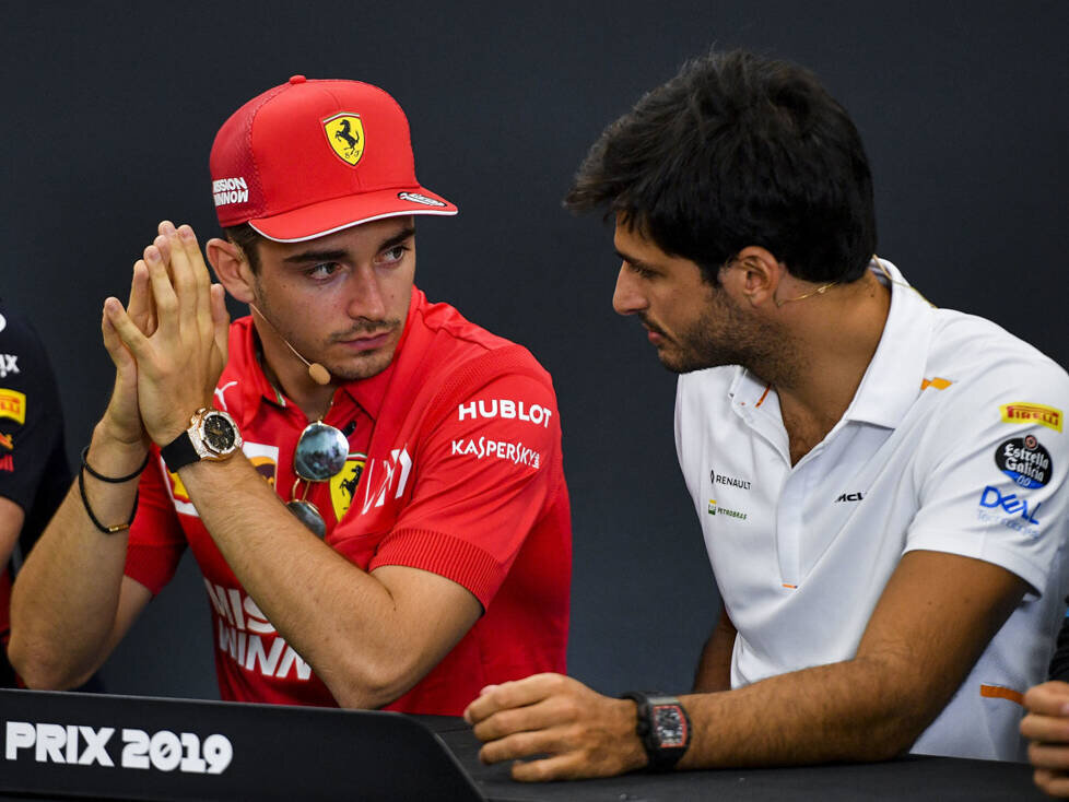 Charles Leclerc und Carlos Sainz