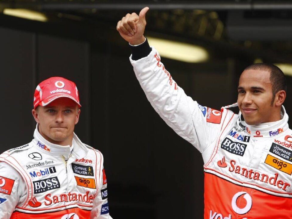 Heikki Kovalainen, Lewis Hamilton