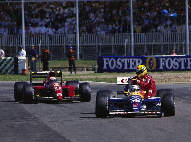 Alain Prost, Nigel Mansell, Ayrton Senna