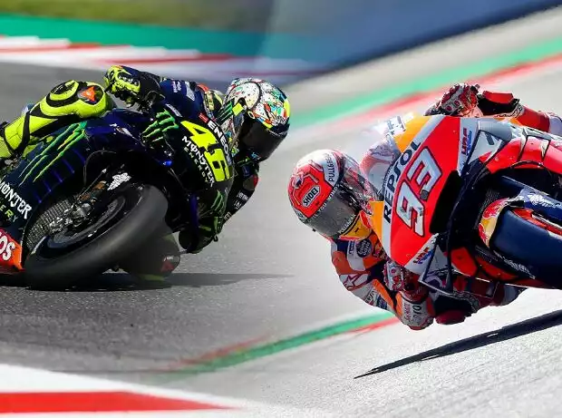 Valentino Rossi, Marc Marquez Titel-Bild zur News: Valentino Rossi, Marc Marquez