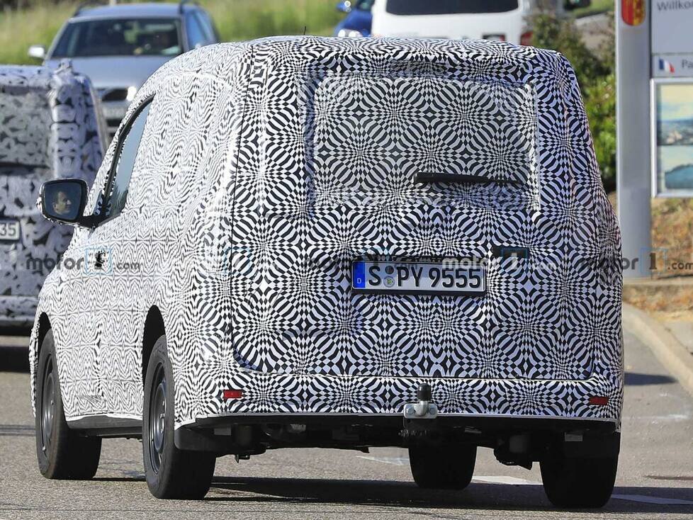 Mercedes Citan (2021) auf neuen Erlkönigbildern