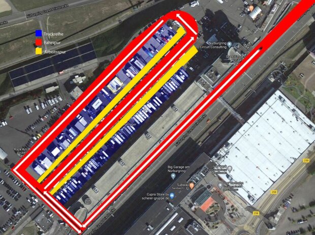 VLN, Boxengasse 2020, Fahrerlager